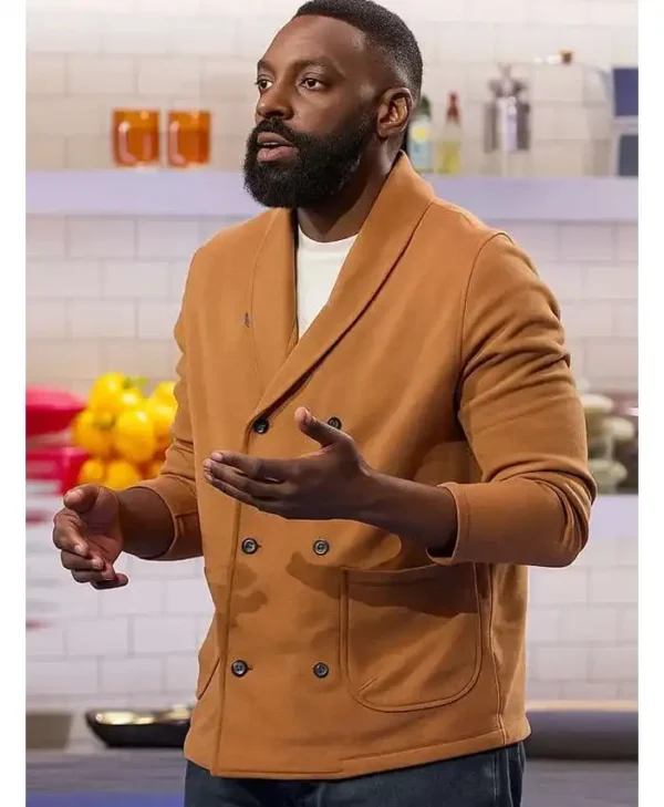 Alex Vs. America Eric Adjepong Brown Peacoat