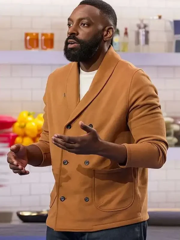 Alex Vs. America Eric Adjepong Brown Peacoat