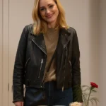 Alexandra Breckenridge My Secret Santa Leather Jacket