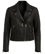 Alexandra Breckenridge My Secret Santa Leather Jacket
