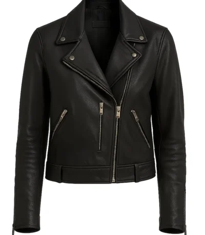 Alexandra Breckenridge My Secret Santa Leather Jacket