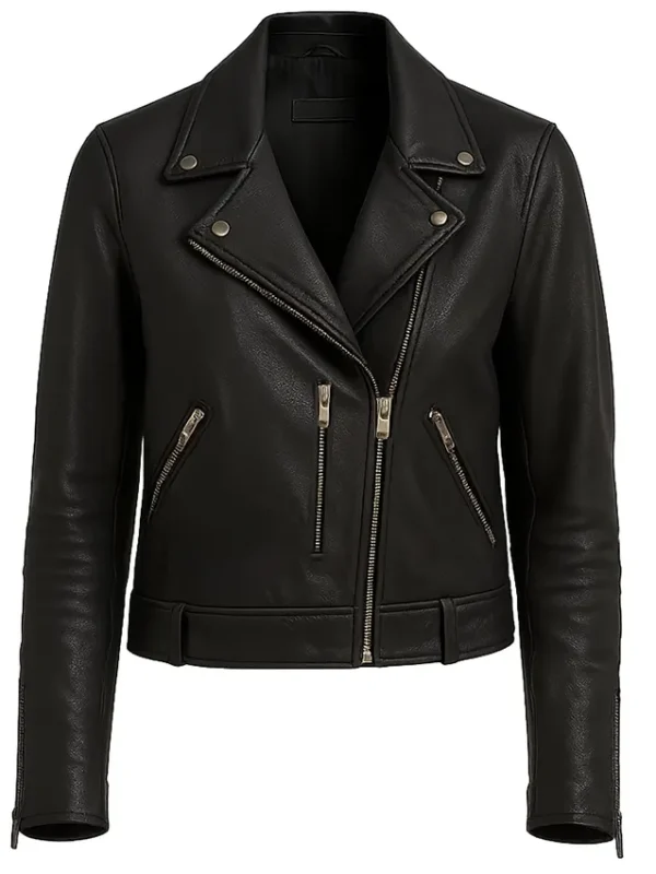 Alexandra Breckenridge My Secret Santa Leather Jacket