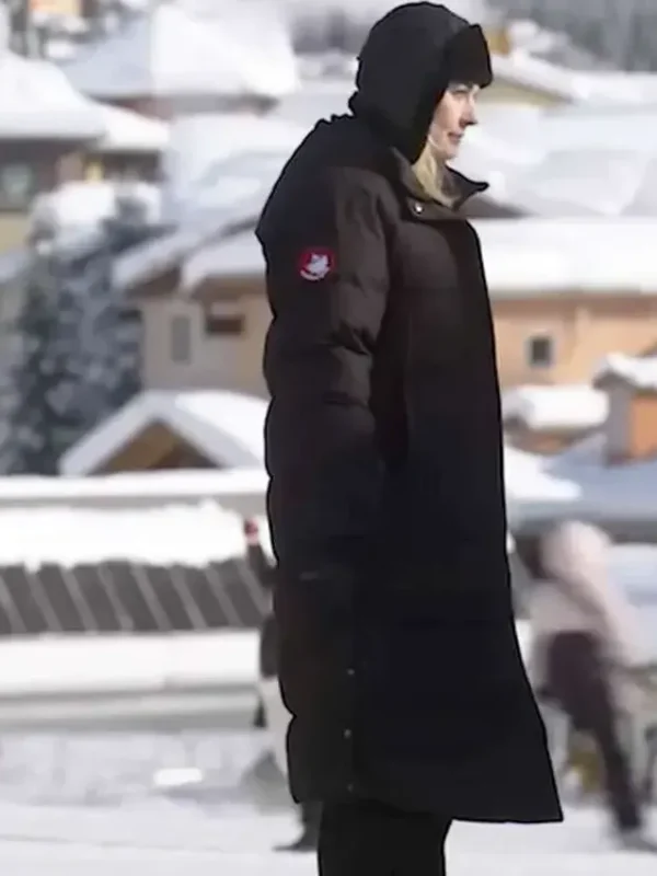 Alexandra Breckenridge My Secret Santa Puffer Coat
