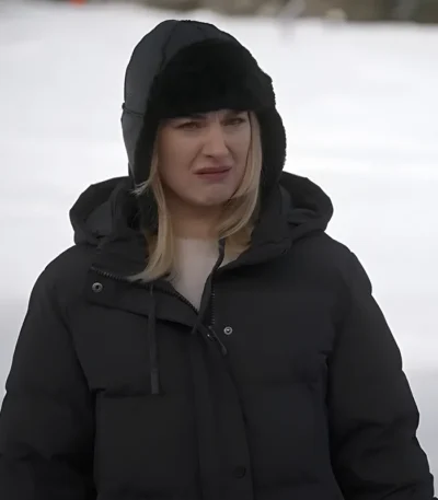 Alexandra Breckenridge My Secret Santa Puffer Coat