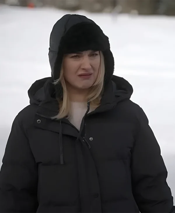 Alexandra Breckenridge My Secret Santa Puffer Coat