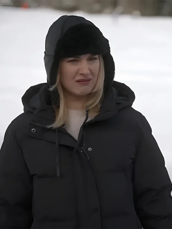Alexandra Breckenridge My Secret Santa Puffer Coat