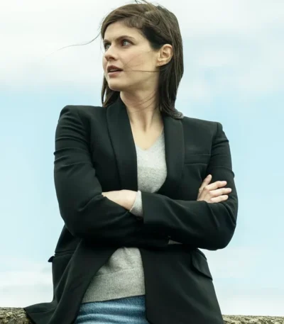 Alexandra Daddario Mayfair Witches S02 Black Blazer