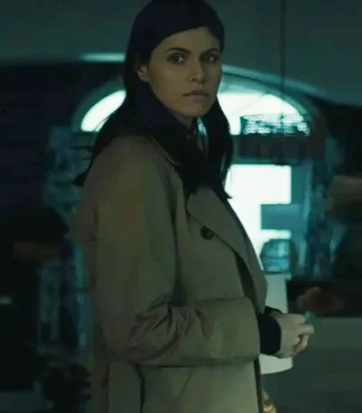 Alexandra Daddario Mayfair Witches S02 Brown Coat