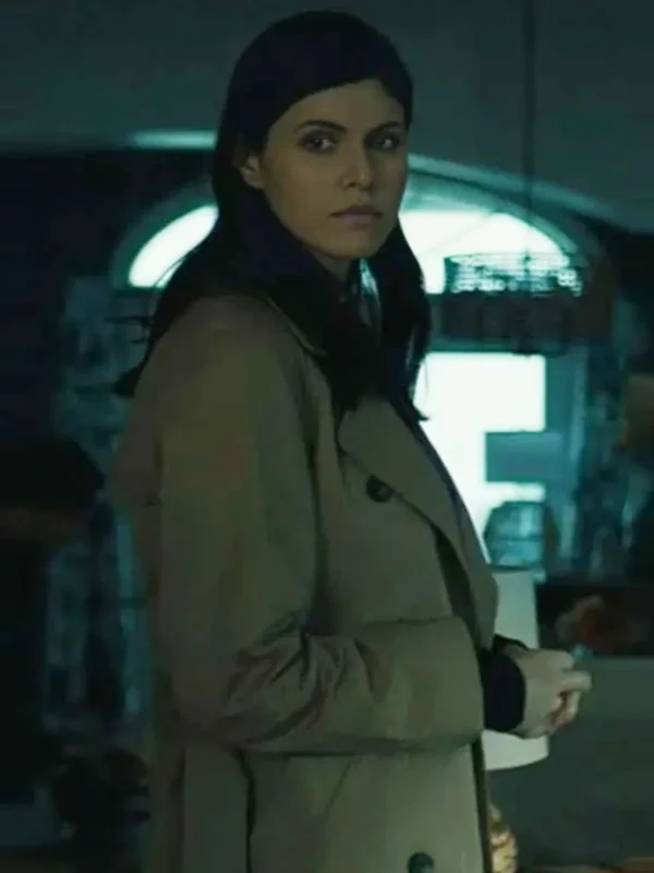Alexandra Daddario Mayfair Witches S02 Brown Coat