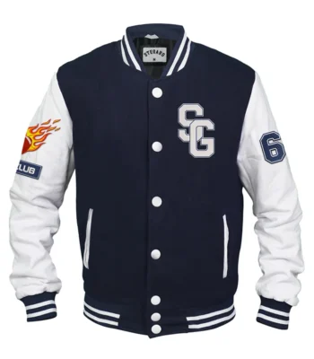 American Football Navy Blue Stegaro Varsity Jacket
