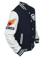 American Football Navy Blue Stegaro Varsity Jacket