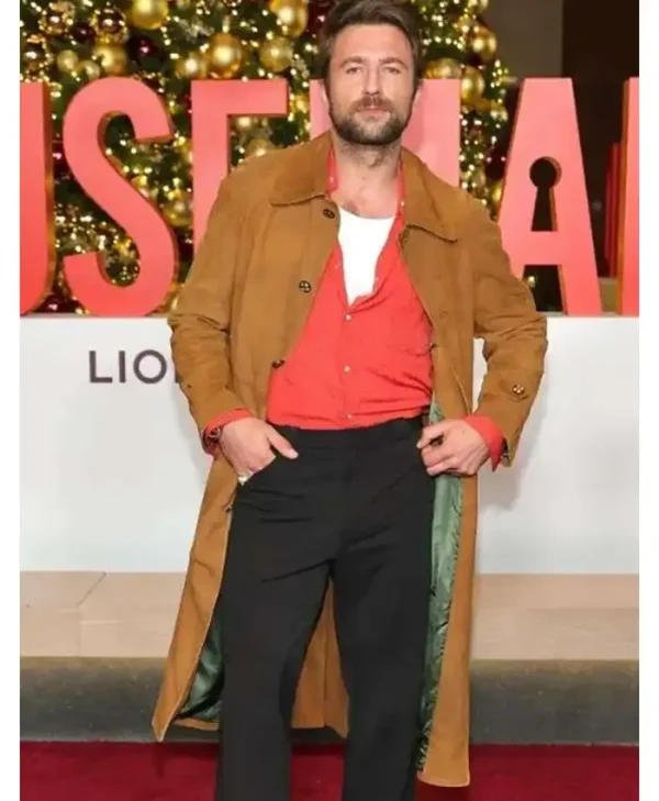 Andrew The Housemaid 2025 Brown Suede Coat