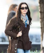 Anne Hathaway The Devil Wears Prada 2 Suede Blazer