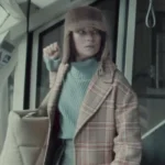 Annie Murphy Nine Perfect Strangers S02 Plaid Coat