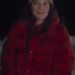 Annie Murphy Nine Perfect Strangers S02 Red Puffer Coat