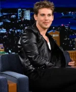 Austin Butler The Tonight Show Black Biker Jacket