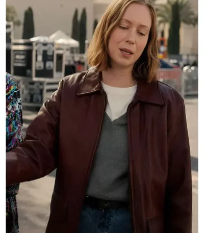 Hacks S05 Ava Daniels Leather Jacket