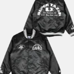 Bad Bunny x Super Tazón Black Starter Jacket