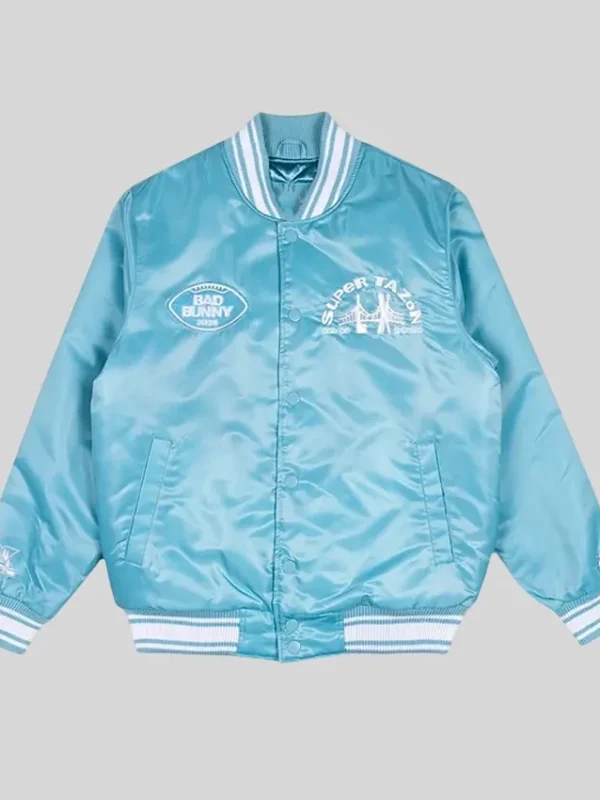Bad Bunny x Super Tazón Blue Starter Jacket