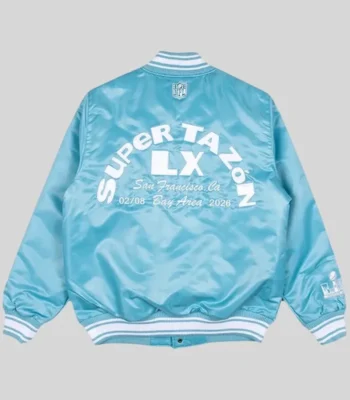Bad Bunny x Super Tazón Blue Starter Jacket