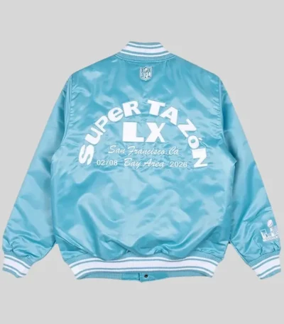 Bad Bunny x Super Tazón Blue Starter Jacket