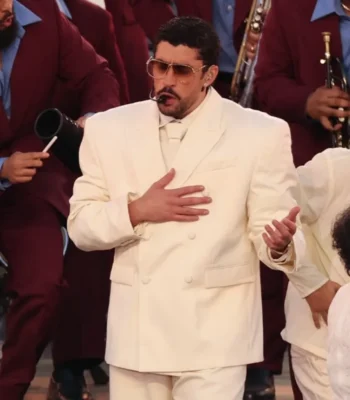 Bad Bunny Super Bowl LX Halftime Show Suit