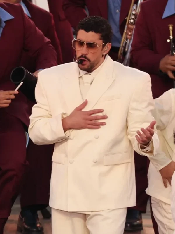 Bad Bunny Super Bowl LX Halftime Show Suit