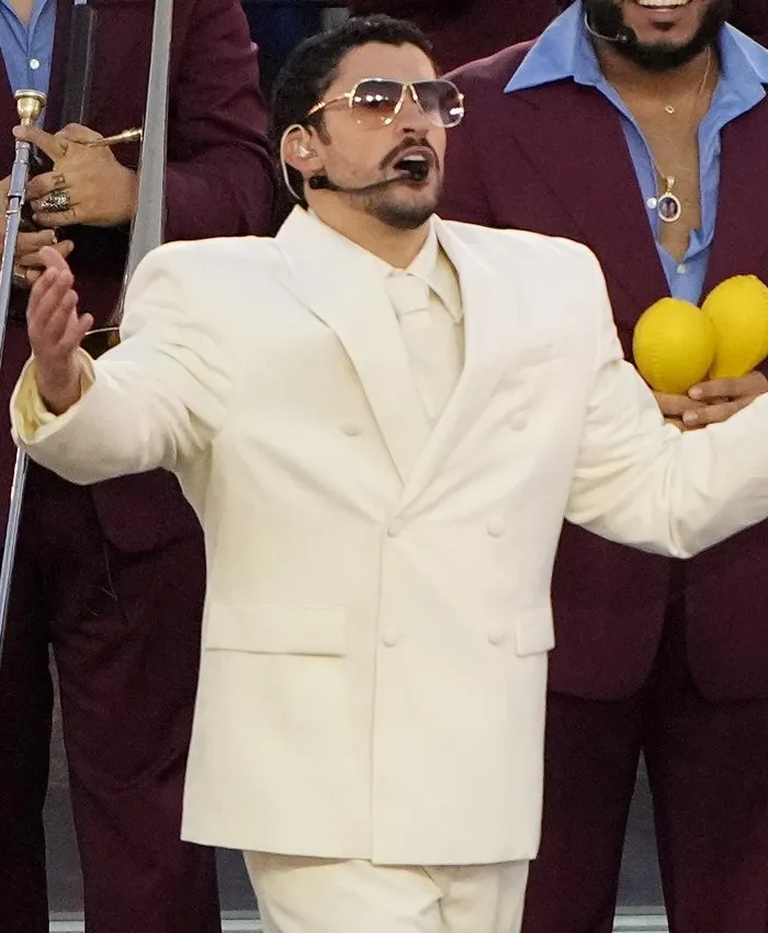 Bad Bunny Super Bowl LX Halftime Show Suit Bad Bunny Super Bowl LX Halftime Show Suit
