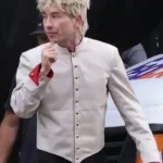 Barry Keoghan Crime 101 White Jacket