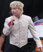 Barry Keoghan Crime 101 White Jacket