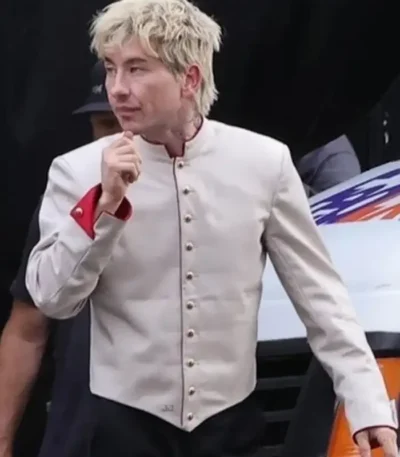 Barry Keoghan Crime 101 White Jacket