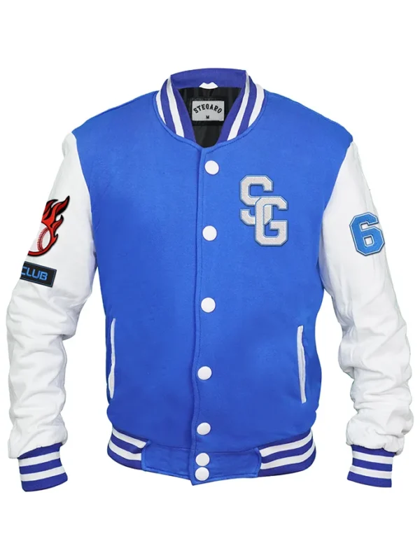Baseball Stegaro Blue Varsity Jacket
