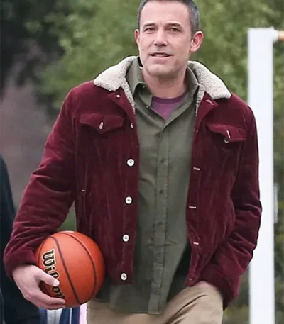Ben Affleck The Accountant 2 Maroon Jacket