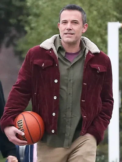 Ben Affleck The Accountant 2 Maroon Jacket