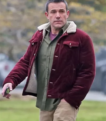 Ben Affleck The Accountant 2 Maroon Jacket