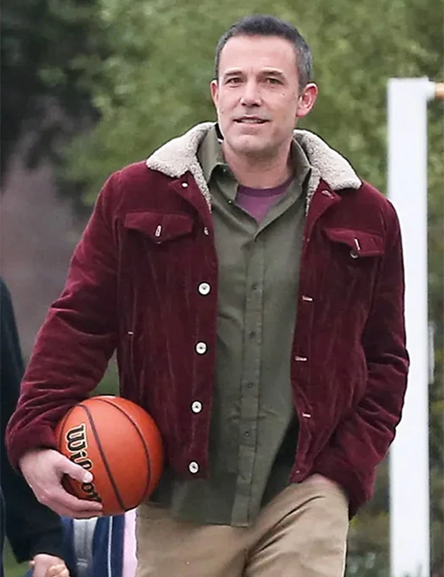 Ben Affleck The Accountant 2 Maroon Jacket Ben Affleck The Accountant 2 Maroon Jacket