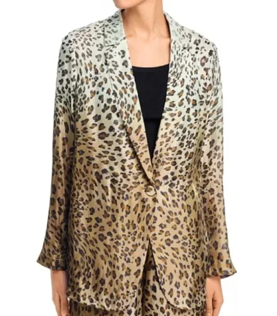 Dutton Ranch Beulah Jackson Leopard Print Blazer