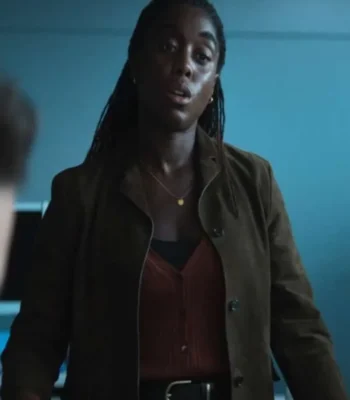 Bianca The Day of the Jackal Brown Leather Jacket