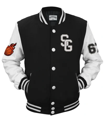 Basketball Black Stegaro Varsity Jacket