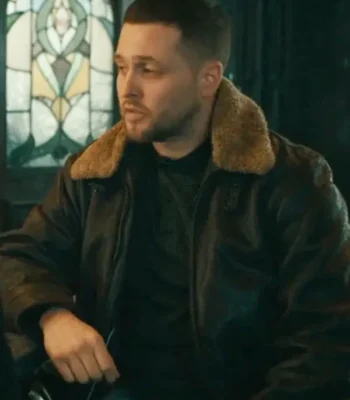 Bradley Turner MobLand S01 Brown Leather Jacket