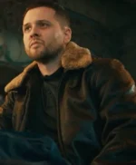 Bradley Turner MobLand S01 Brown Leather Jacket