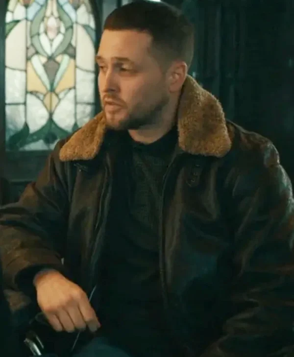 Bradley Turner MobLand S01 Brown Leather Jacket Bradley Turner MobLand S01 Brown Leather Jacket