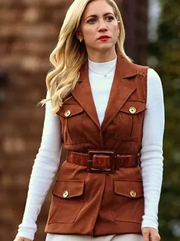 Brittany Snow The Beast in Me Brown Vest