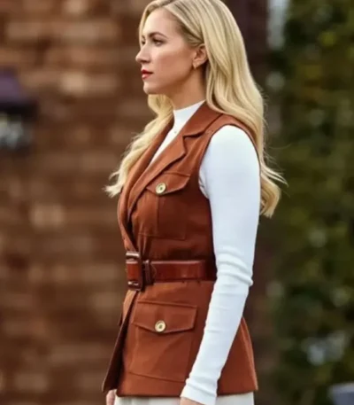 Brittany Snow The Beast in Me Brown Vest