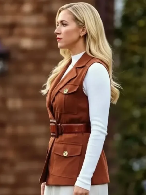 Brittany Snow The Beast in Me Brown Vest