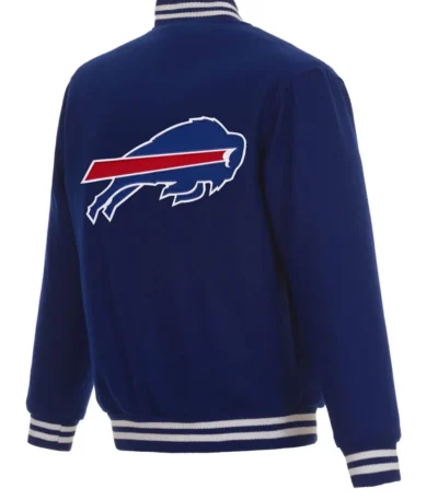 Buffalo Bills Bomber Royal Blue Wool Jacket