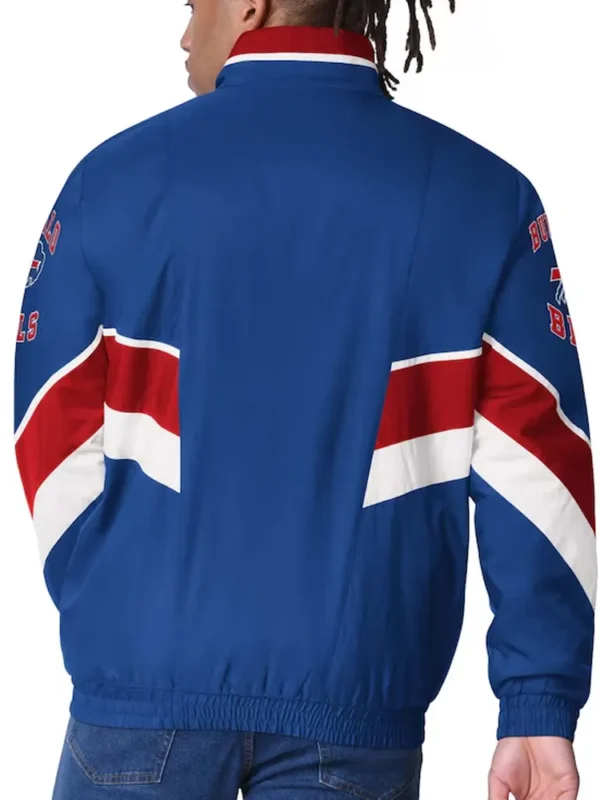 Buffalo Bills Captain Royal Varsity Satin Jacket