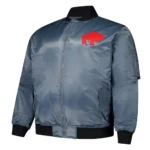Buffalo Bills Charcoal Bomber Full-Zip Jacket