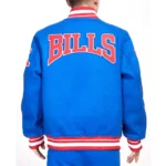 Buffalo Bills Crest Emblem Royal Varsity Jacket