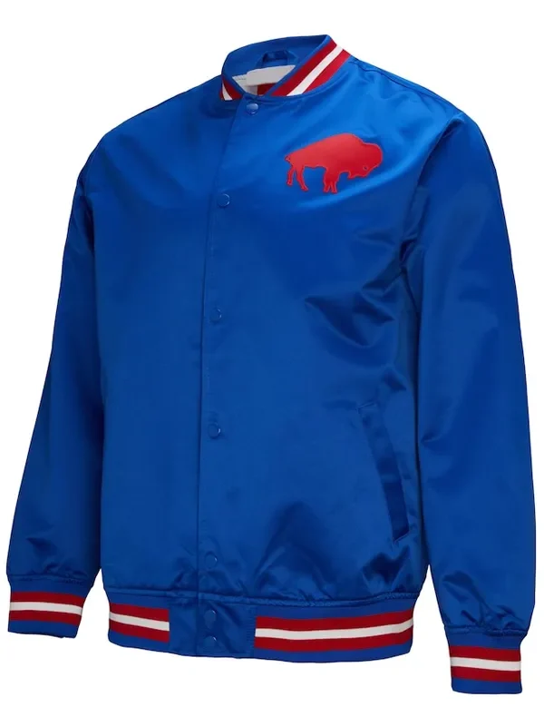 Buffalo Bills Double Down Royal Satin Jacket